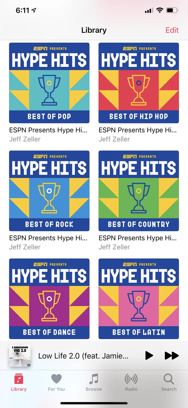 Apple Music - Hype Hits by Jeff Zeller